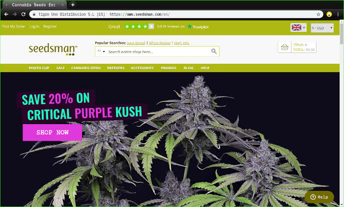 seedsman marijuana seed bank